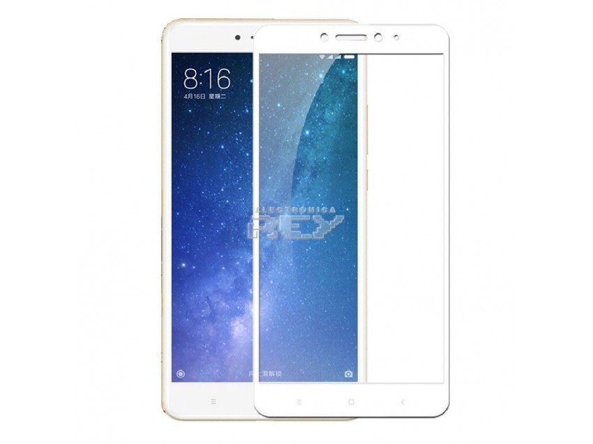 Protector Pantalla XIAOMI MI MAX Cristal Templado 3D Blanco
