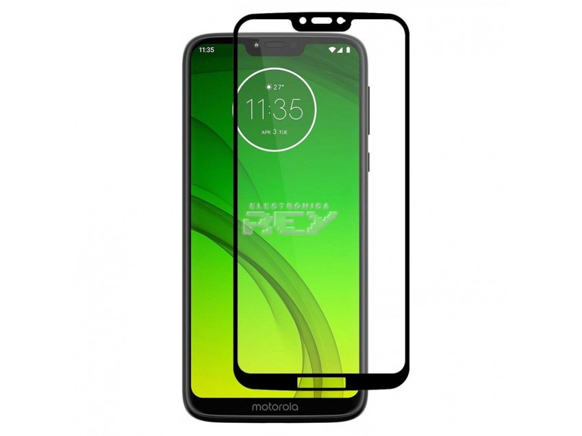 Protector Pantalla MOTOROLA MOTO G7 POWER Cristal Templado 3D Negro