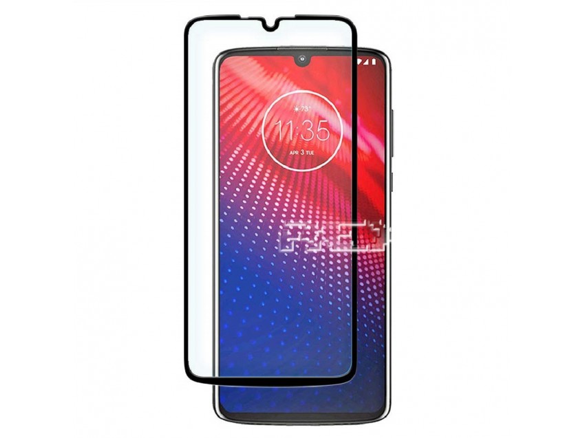 Protector Pantalla MOTOROLA MOTO Z4 Cristal Templado 3D Negro