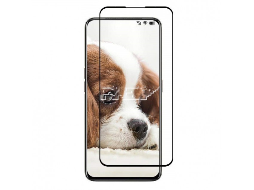 Protector Pantalla OPPO RENO 2 Cristal Templado 3D Negro