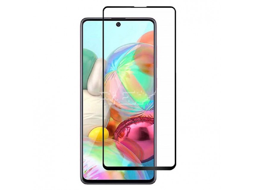 Protector Pantalla SAMSUNG GALAXY A71 Cristal Templado 3D Negro