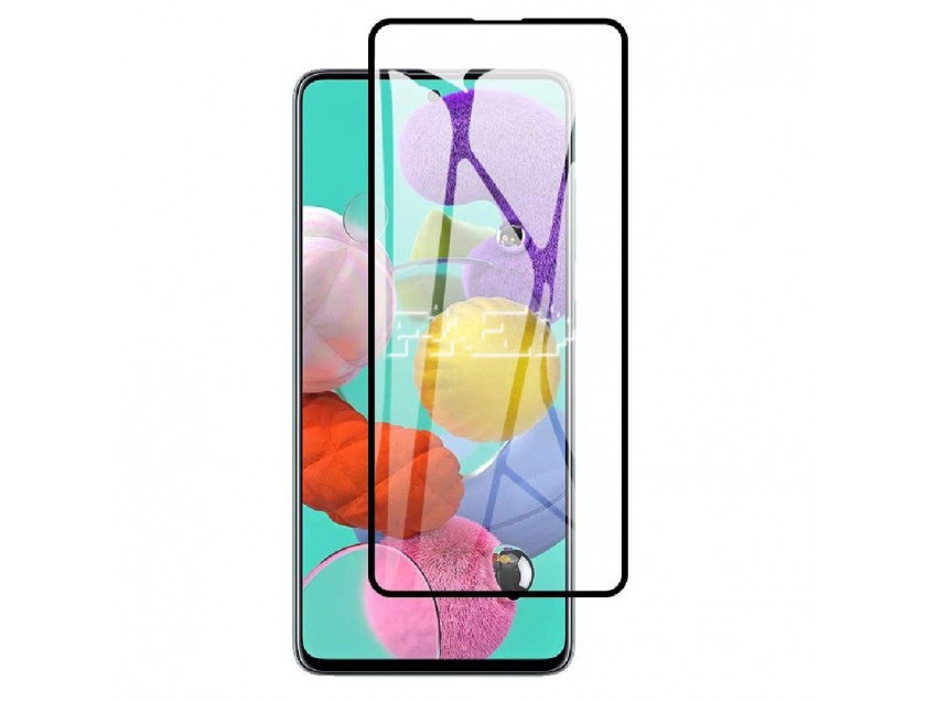 Protector Pantalla SAMSUNG GALAXY A51 Cristal Templado 3D Negro