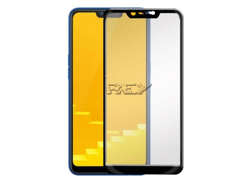 Protector Pantalla OPPO REALME C1 Cristal Templado 3D Negro