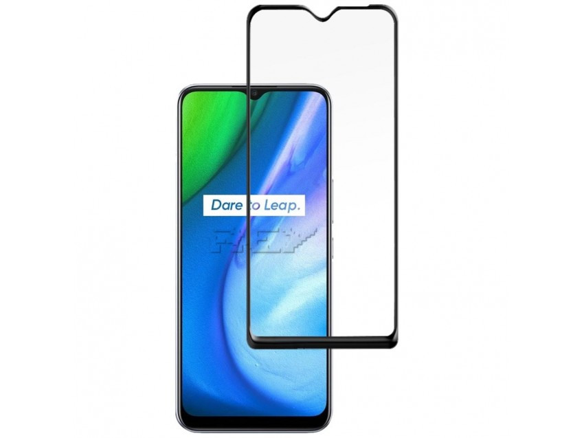 Protector Pantalla REALME V3 Cristal Templado 3D Negro