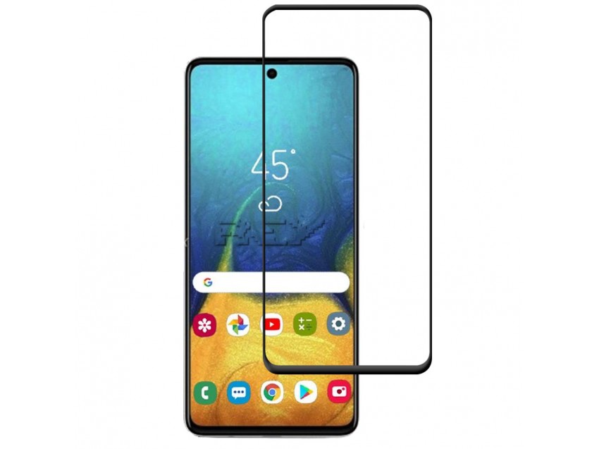 Protector Pantalla SAMSUNG GALAXY A81 Cristal Templado 3D Negro