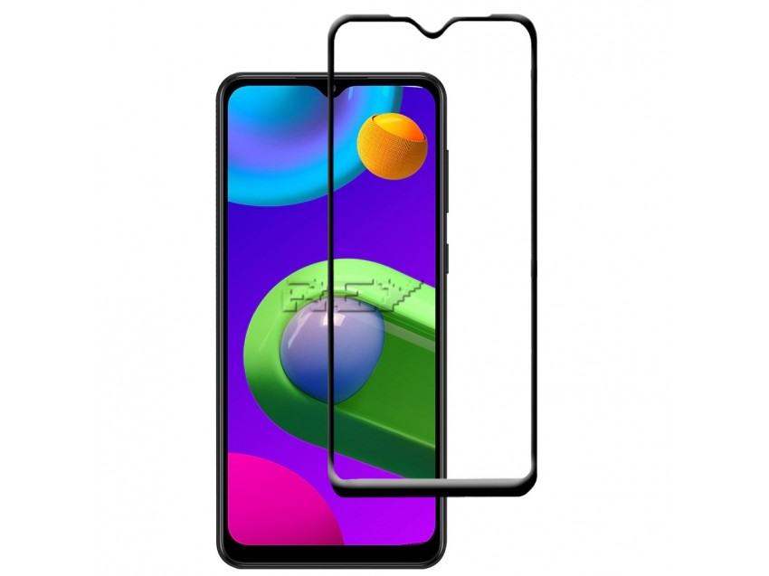 Protector Pantalla SAMSUNG GALAXY M02 Cristal Templado 3D Negro