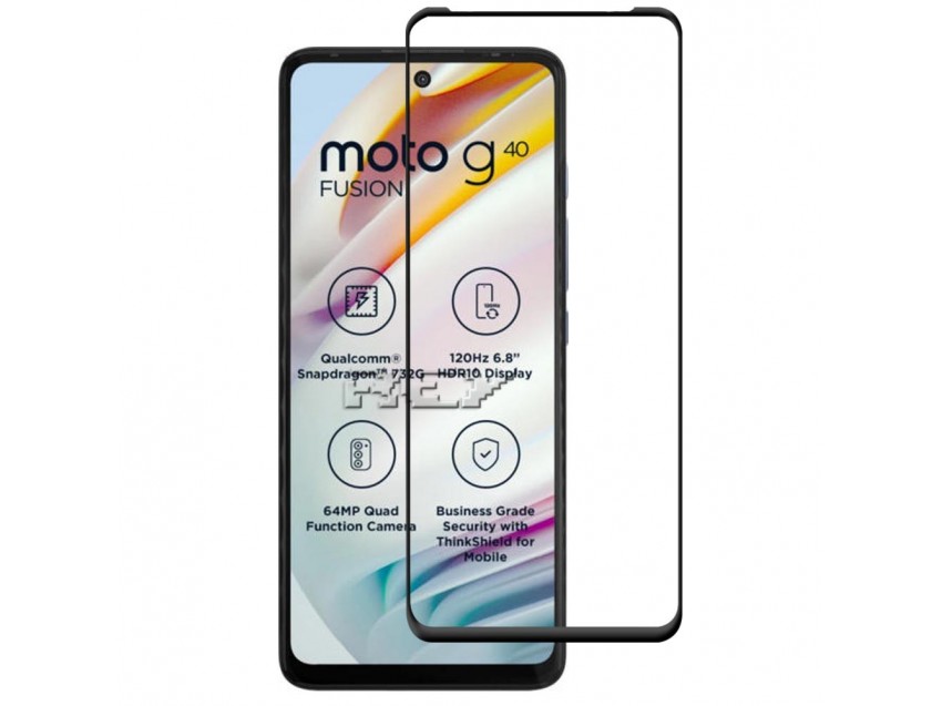 Protector Pantalla MOTOROLA MOTO G60 Cristal Templado 3D Negro