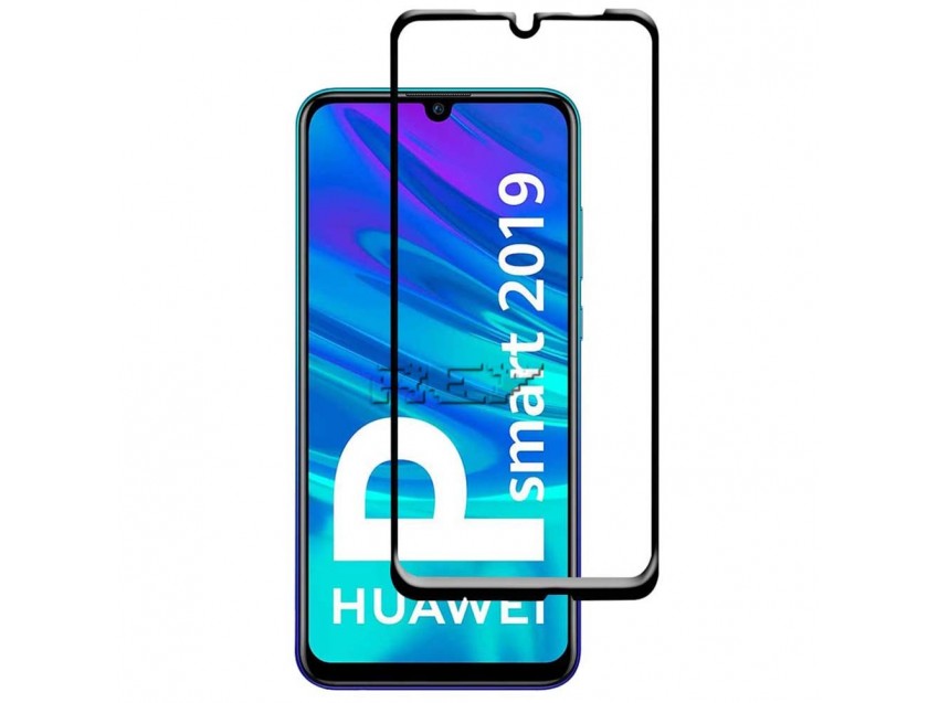 Protector Pantalla HUAWEI P SMART 2019 Cristal Templado 3D Negro