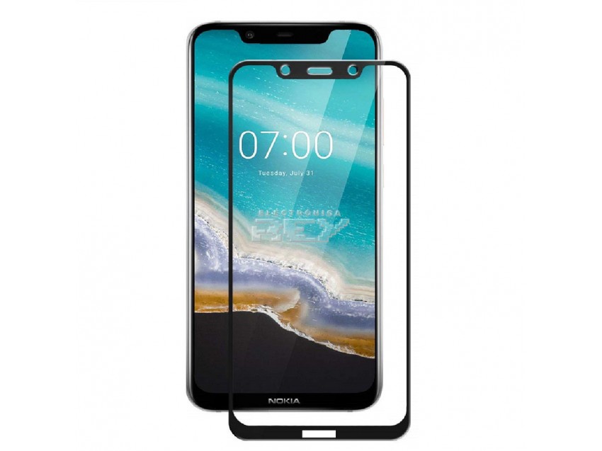 Protector Pantalla NOKIA 8.1 Cristal Templado 3D Negro