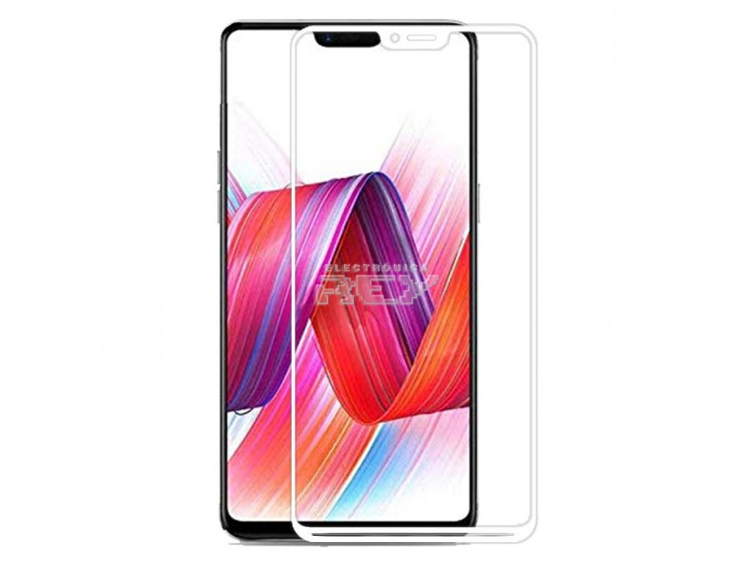 Protector Pantalla OPPO AX5 Cristal Templado 3D Blanco