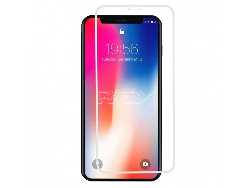 Protector Pantalla IPHONE 11 PRO Cristal Templado 3D Blanco