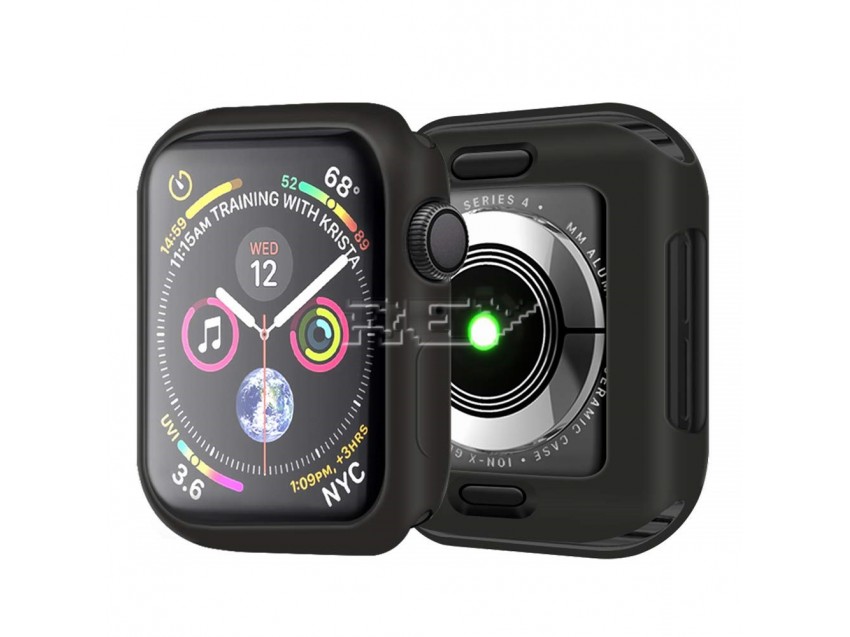 Funda APPLE WATCH SERIES 4 44mm Silicona Color Negro