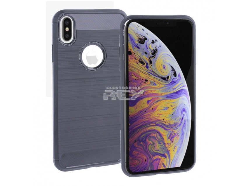 Funda Negra IPHONE XS MAX Silicona