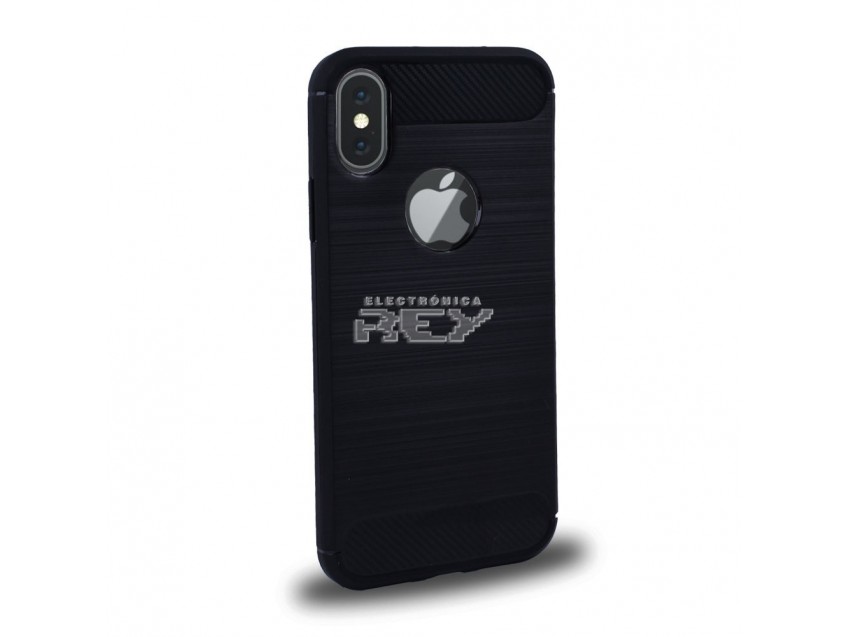 Funda Negra IPHONE X Silicona