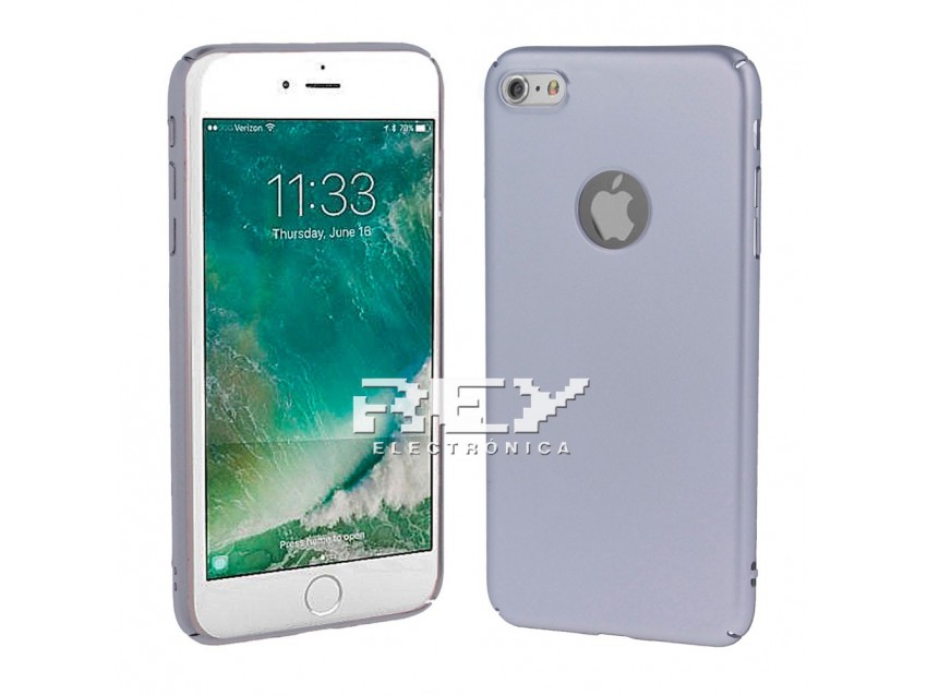 Funda IPHONE 6 ABS Semirrígida Plata