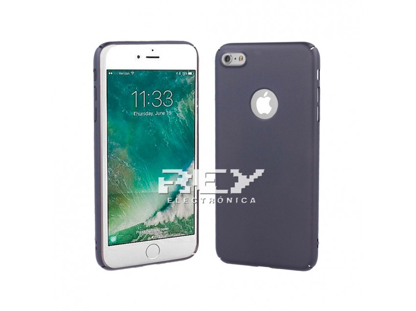 Funda IPHONE 6 PLUS ABS Semirrígida Negra