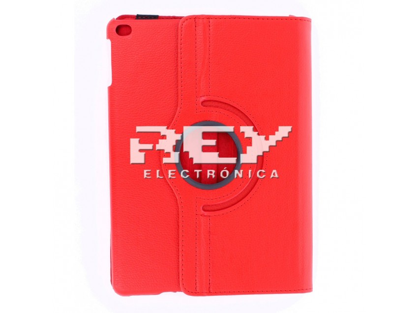 Funda IPAD 2017 AIR 3 (9,7") Rotatoria Roja Piel