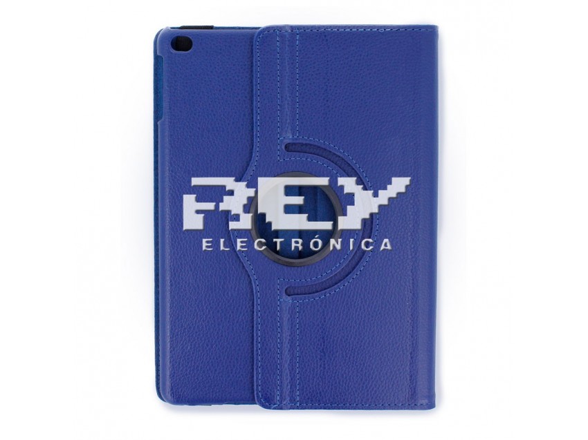 Funda IPAD 2017 AIR 3 (9,7") Rotatoria Azul Oscura Piel