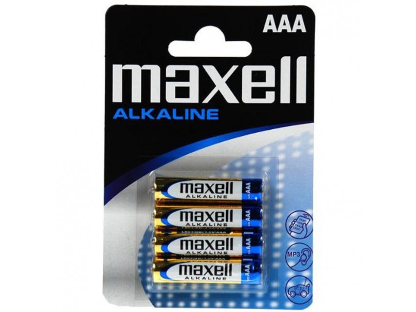 Pack 4 Pilas AAA MAXELL 1.5V
