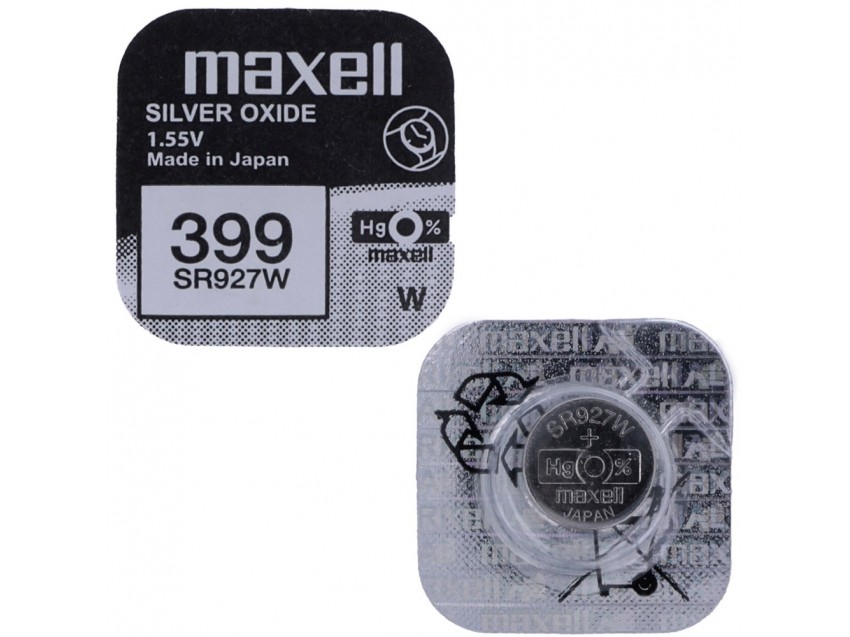 Pila Botón MAXELL 399 (sr927sw) 1,55V