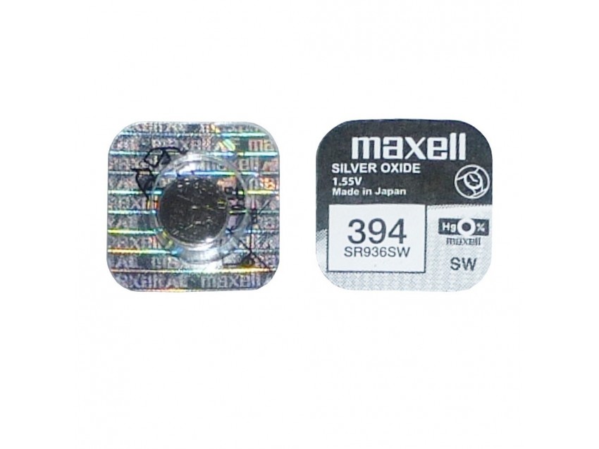 Pila Botón MAXELL 394 (sr936sw) 1,55V