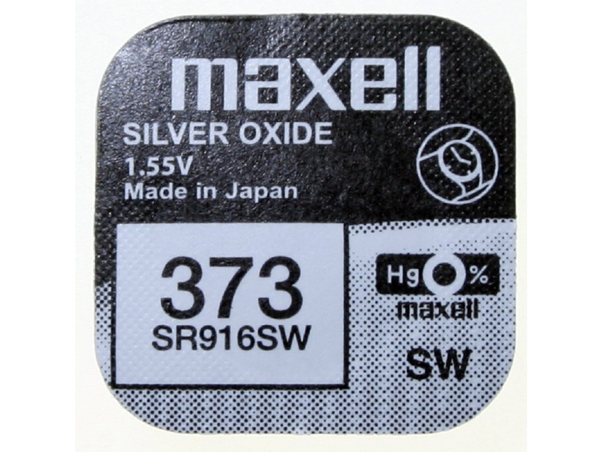 Pila Botón MAXELL 373 (sr916sw) 1,55V