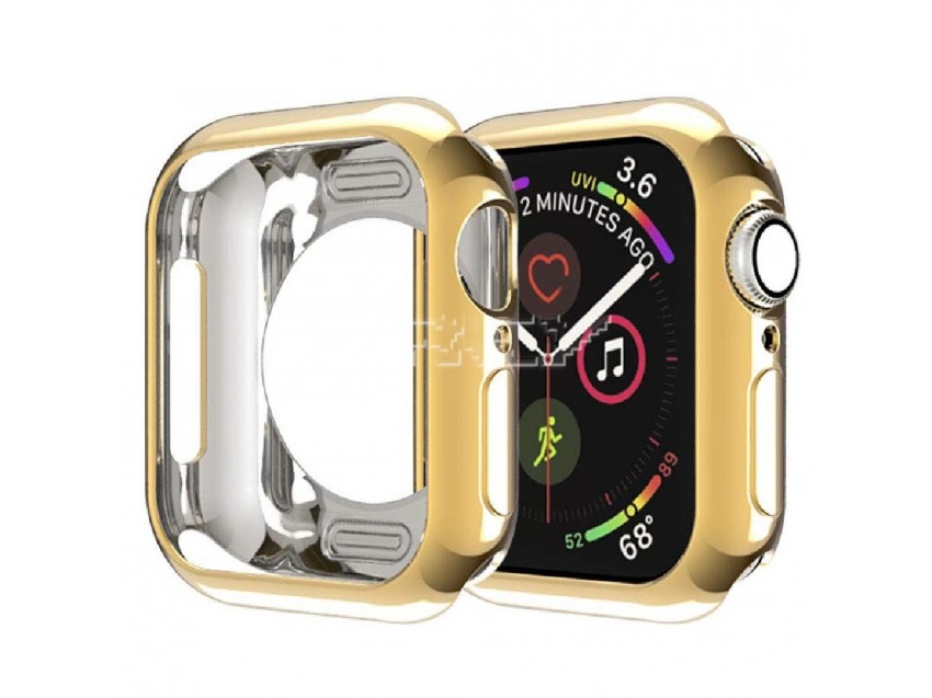Funda APPLE WATCH SERIES 5 44mm Silicona Color Dorado