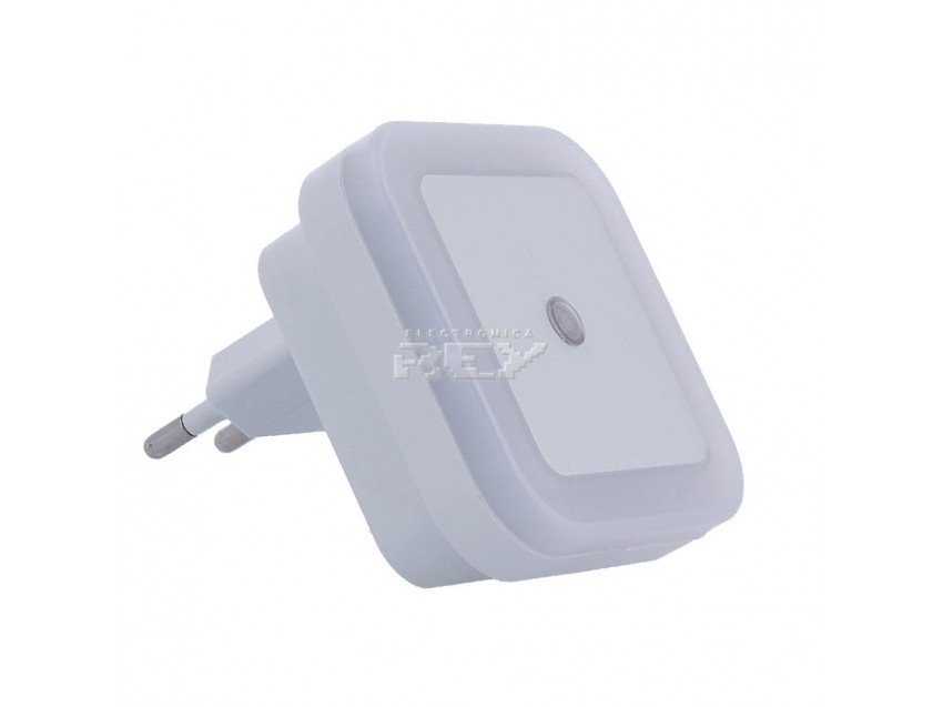 Luz LED Quitamiedos Infantil Noche Sensor Auto Encendido Blanco