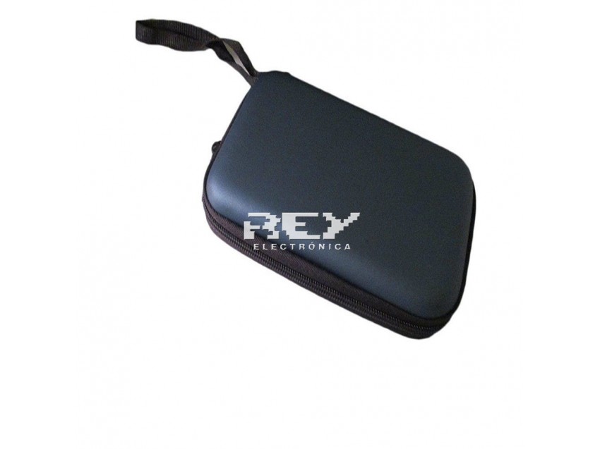 Funda Carcasa Rígida Cremallera Disco Duro Portátil 2,5" Multiusos