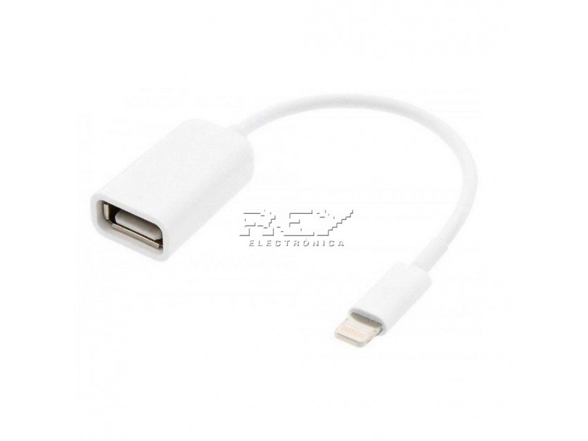 Adaptador Cable Compatible Valido iPhone USB Hembra Lightning
