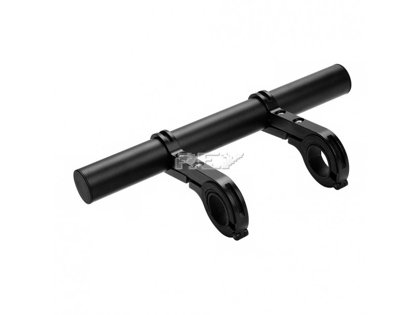 Soporte Manillar Bicicleta Fibra Aluminio Negro GPS Móviles