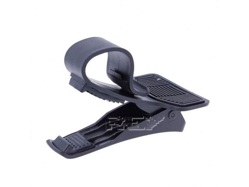 Soporte Pinza Universal Móvil Salpicadero Coche color Negro