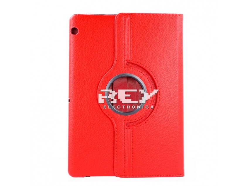 Funda Rotatoria Polipiel HUAWEI MEDIAPAD T3 10 Rojo
