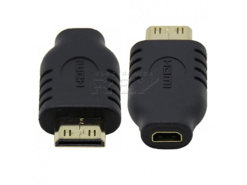 Adaptador Conector Mini HDMI Macho a Micro HDMI Hembra