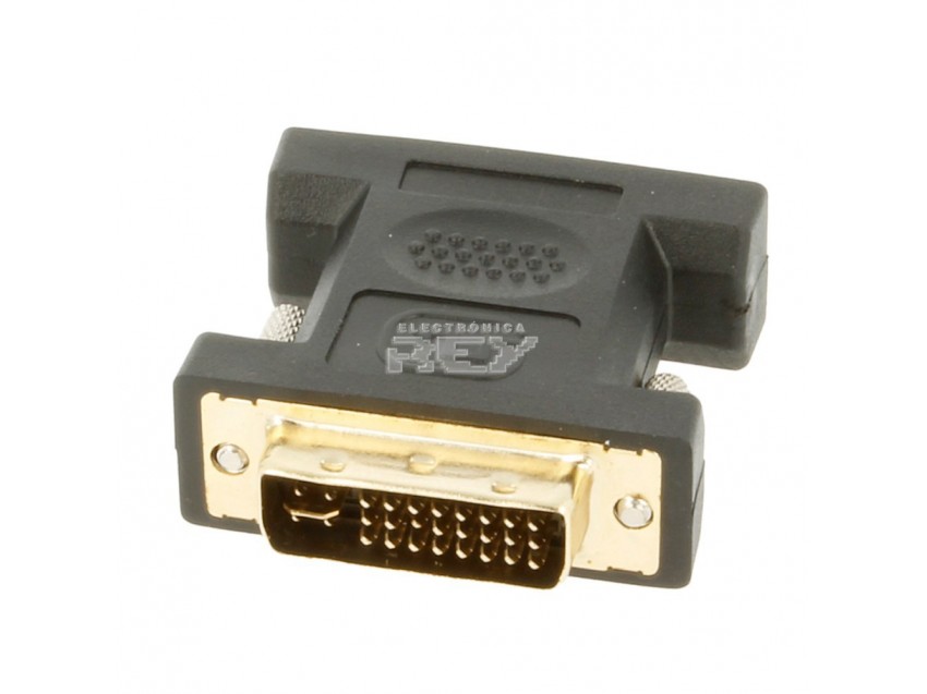Adaptador VGA Hembra DVI-I Macho 24 + 5 Conector Conversor