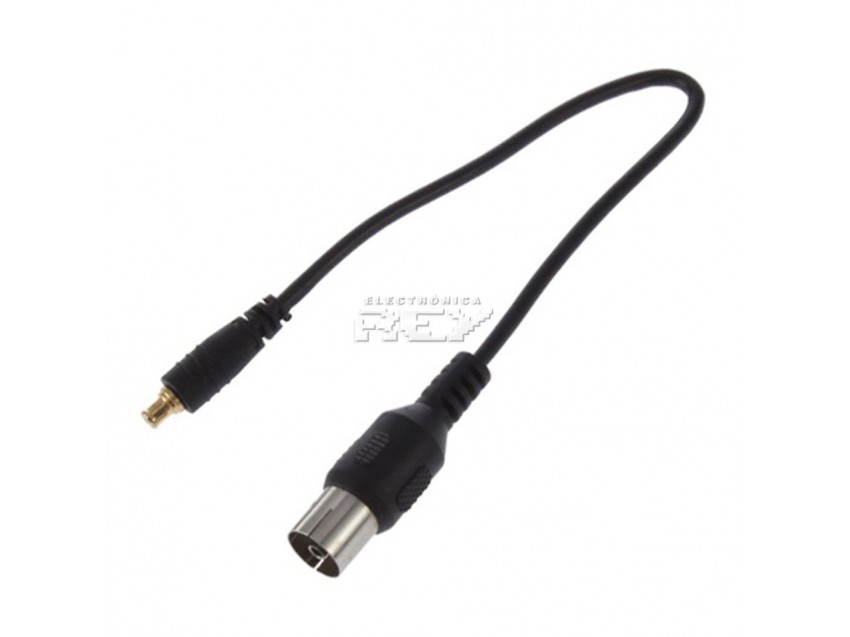 Cable Antena RF COAXIAL TOMA TDT a Conversor MCX