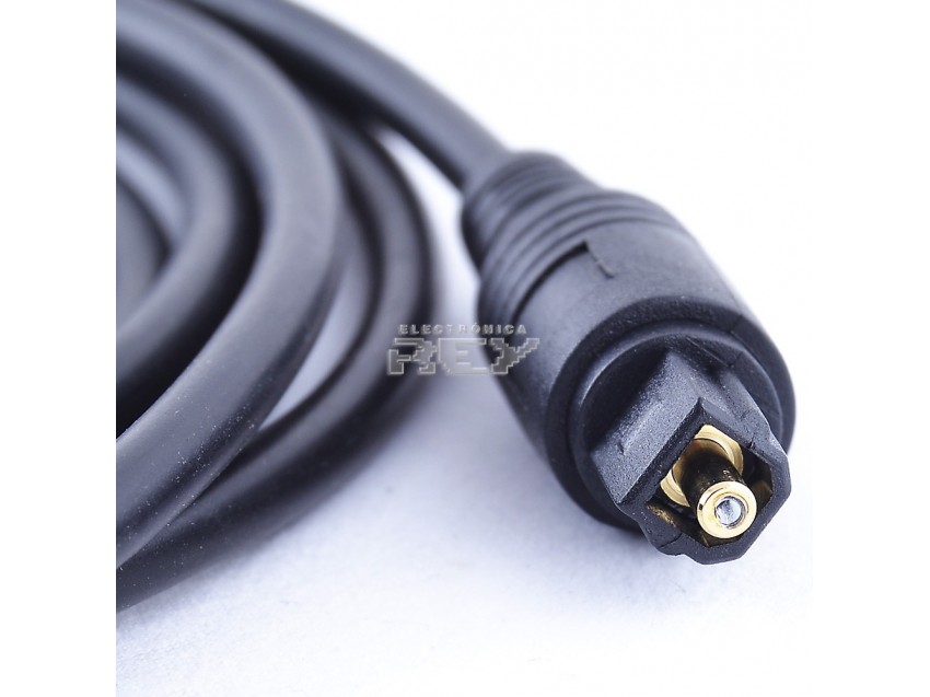 Cable Fibra Óptica TosLink Audio Digital 2 metros M DVD TDT 4 mm 04