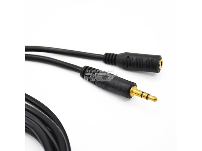 Cable JACK Macho Hembra ORO 3,6 Metros Prolongador Audio 3,5mm Estéreo