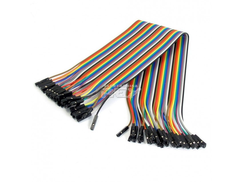 Cable Dupont, Cable Puente Jumper Hembra Hembra Placa Base 20cm