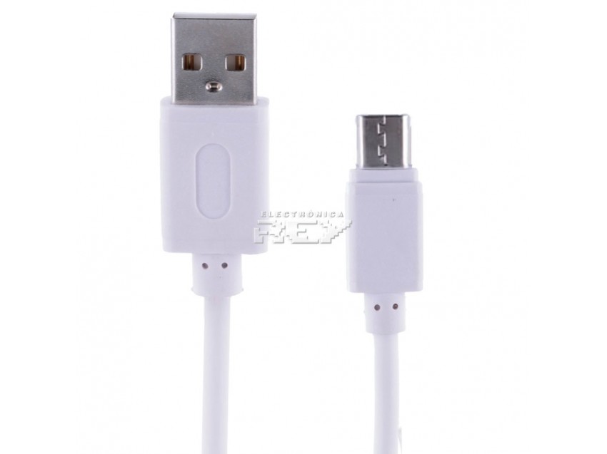 Cable USB a Micro USB Macho - Macho Universal Blanco 1,5 Metros