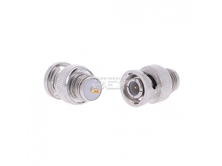 Conector Coaxial Tipo BNC Macho a Coaxial Soldadura Rosca