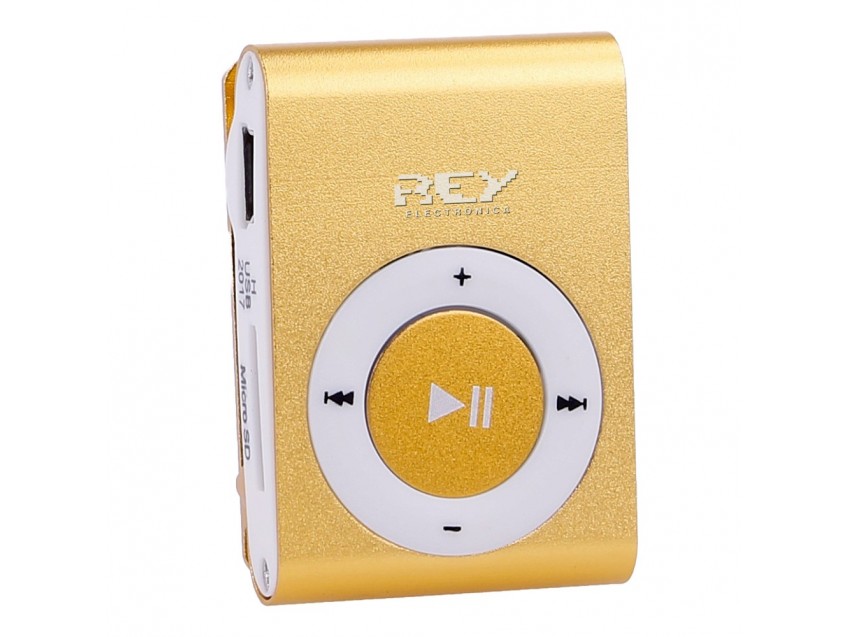 Reproductor MP3 CLIP Color Dorado