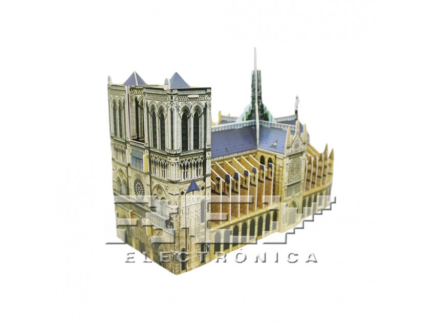 Puzzle 3D Catedral de Notre-Dame Juego Catedral de Nuestra Señora Paris