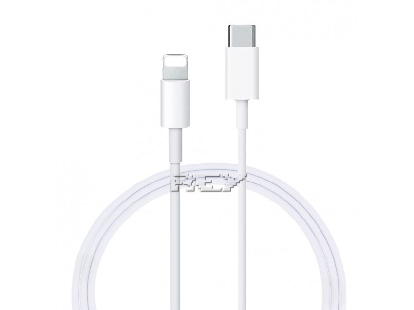 Cable Carga Datos 8 Pin a USB C Válido iPhone, iPad... 2 Metros Blanco