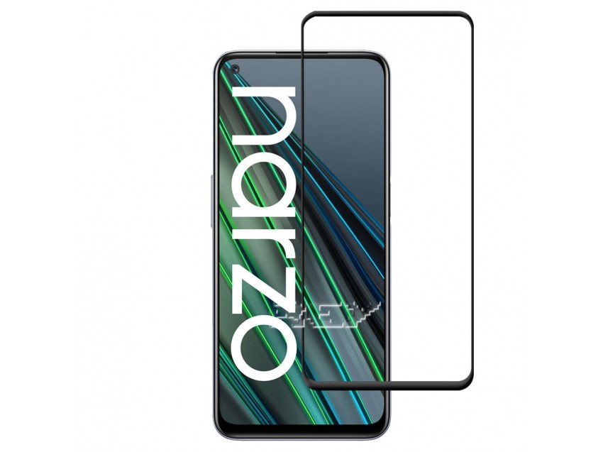 Protector Pantalla OPPO REALME NARZO 30 5G Cristal Templado 3D Negro
