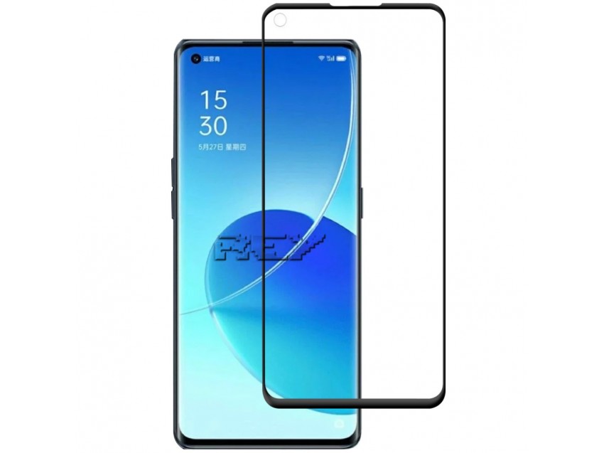 Protector Pantalla OPPO RENO6 PRO+ Cristal Templado 3D Negro 9H+
