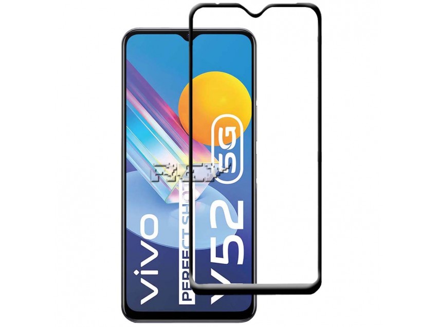 Protector Pantalla VIVO Y52 5G Cristal Templado 3D Negro