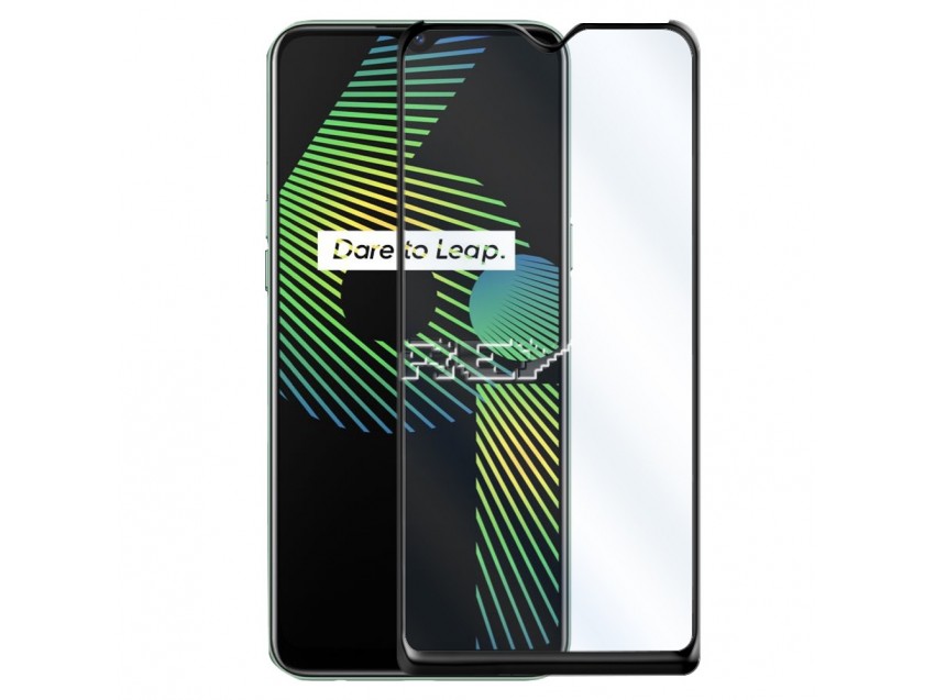 Protector Pantalla OPPO REALME NARZO 30A Cristal Templado 3D Negro