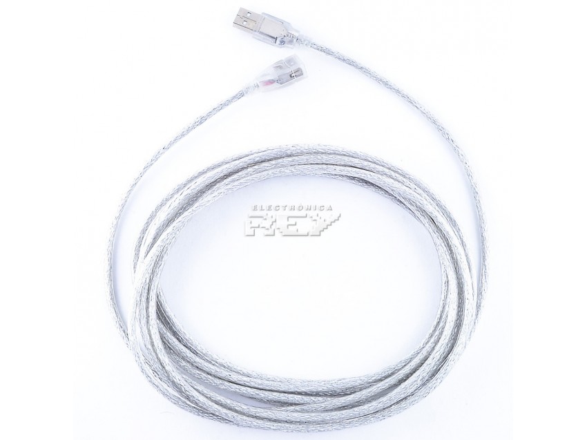 Cable Extensión USB Macho a USB Hembra 2.0 5m