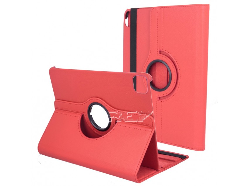 Funda Rotatoria Piel IPAD PRO 11" 2ªGEN Roja